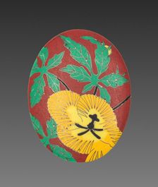 Locket Panel (2 of 4), 1800s. Creator: Alexis Falize (French, 1811-1898); Antoine Tard (French, active 1860-1889)