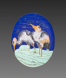 Locket Panel (3 of 4), 1800s. Creator: Alexis Falize (French, 1811-1898); Antoine Tard (French, active 1860-1889)