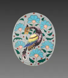 Locket Panel (4 of 4), 1800s. Creator: Alexis Falize (French, 1811-1898); Antoine Tard (French, active 1860-1889)