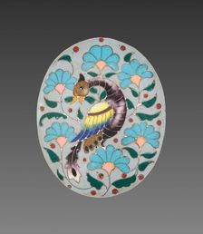 Locket Panel (4 of 4), 1800s. Creator: Alexis Falize (French, 1811-1898); Antoine Tard (French, active 1860-1889)