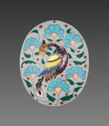 Locket Panel (4 of 4), 1800s. Creator: Alexis Falize (French, 1811-1898); Antoine Tard (French, active 1860-1889)