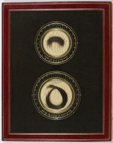 Locks of Percy Shelley's and Mary Shelley's hair, 19th century. Creator: Unknown
