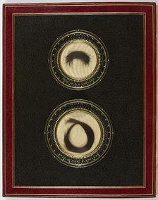 Locks of Percy Shelley's and Mary Shelley's hair, 19th century. Creator: Unknown