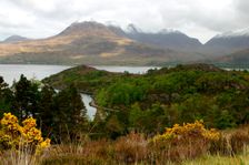 Loch Torridon and the Torridon Hills, Highland, Scotland. Creator: Peter Thompson
