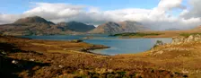 Loch Torridon and the Torridon Hills, Highland, Scotland. Creator: Peter Thompson