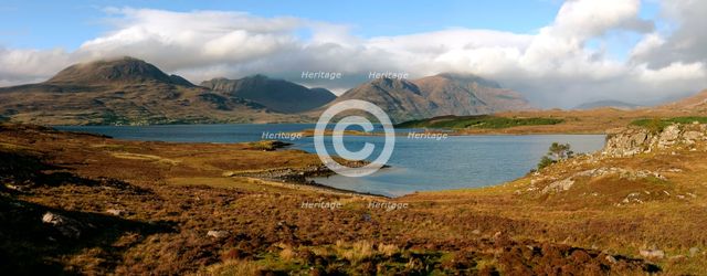 Loch Torridon and the Torridon Hills, Highland, Scotland. Creator: Peter Thompson.