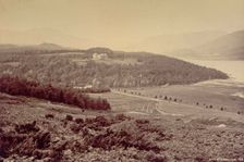 Loch Achray and Trossachs region, Scotland. Creator: Unknown