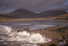 Loch Brittle in winter, Isle of Skye, Scotland, 20th century. Artist: CM Dixon