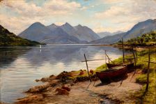 Loch Duich and the Five Sisters, c1905. Creator: Joseph Farquharson