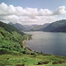 Loch Duick and the Five Sisters of Kintail