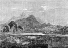 "Loch Ericht - a Bright Night", by A. Gilbert - from the last Winter Exhibition, 1864. Creator: W Thomas