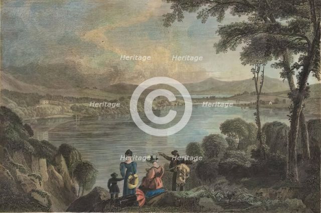 Loch Faed and Kean's Cottage (Bute-shire) from Bardarach, Looking North, c1820s.. Creator: Joseph Swan.