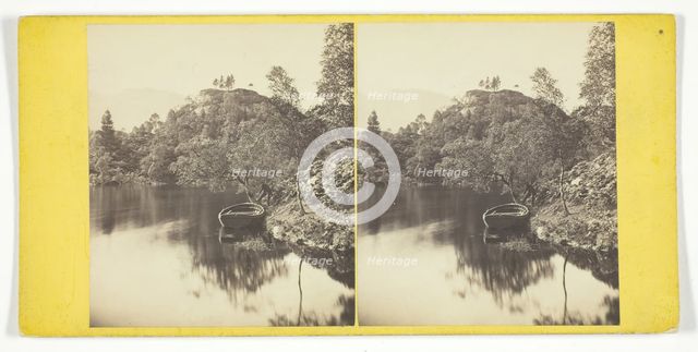 Loch Katrine, looking West, Mid 19th century. Creator: George Washington Wilson.