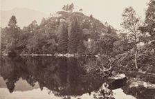 Loch Katrine, looking to Roderick Dhu's Watch Tower, between 1870 and 1880. Creator: George Washington Wilson