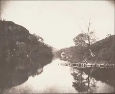 Loch Katrine Pier, Scene of the Lady of the Lake, October 1844. Creator: William Henry Fox Talbot