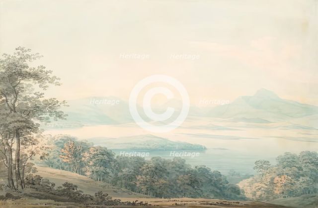 Loch Lomond from Knock Our Wood, c1827-1829. Creator: Hugh William Williams.