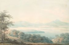 Loch Lomond from Knock Our Wood, c1827-1829. Creator: Hugh William Williams