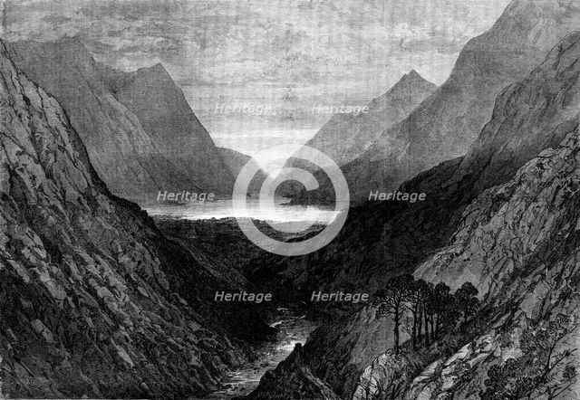 Loch Maree, Dingwall and Skye Railway, 1871. Creator: William James Palmer.