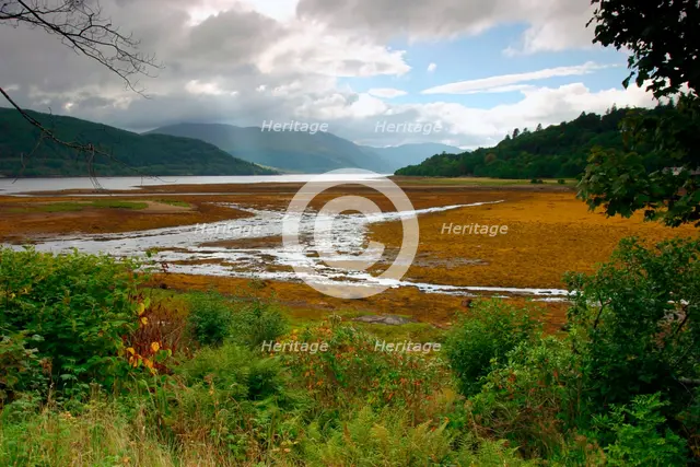 Loch Sunart from Strontian, Highland, Scotland. Creator: Peter Thompson.