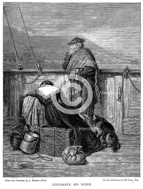 'Lochaber no More', 1886. Artist: Unknown