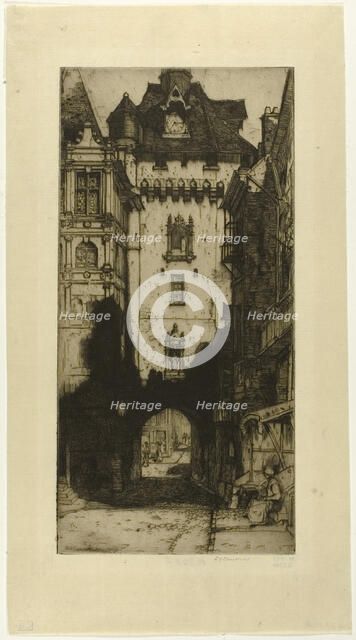 Loches, 1902. Creator: David Young Cameron.