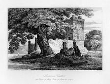 Lochleven Castle, Scotland, the prison of Mary, Queen of Scots, 1840. Artist: C J Smith