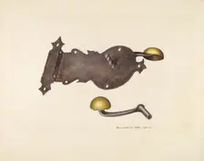 Lock and Key, c. 1939. Creator: Samuel W. Ford