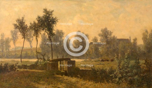 Lock, c1880s. Creator: Euphrosine Beernaerts.