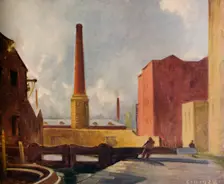 Lock Gates, Blackburn 1928 (1931). Artist: Charles John Holmes