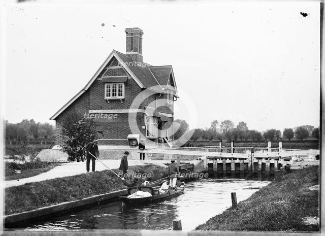 Lock Keeper's House, Goring, Goring-on-Thames, South Oxfordshire, 1885. Creator: Unknown.