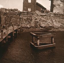 Lock-keeper's house, Nieuwpoort, Flanders, Belgium, c1914-c1918