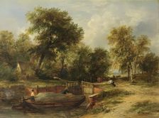 Lock Scene, 1825-1849. Creator: James Stark