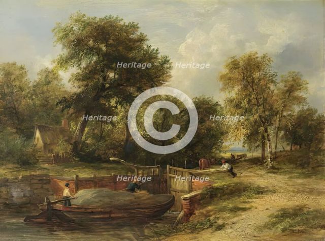 Lock Scene, 1825-1849. Creator: James Stark.