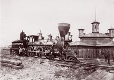 Locomotive #133, U.S.M.R.R., 1861-65. Creator: Andrew Joseph Russell