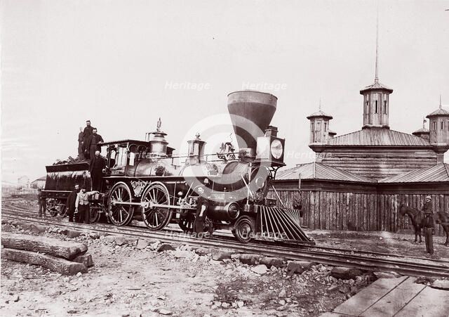 Locomotive #133, U.S.M.R.R., 1861-65. Creator: Andrew Joseph Russell.