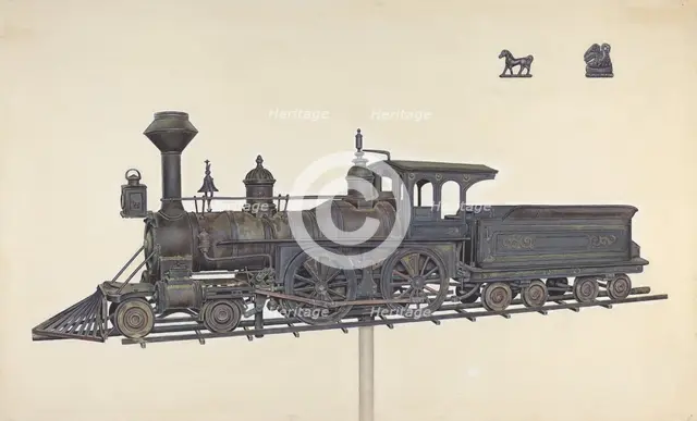 Locomotive, 1935/1942. Creator: Unknown.