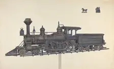 Locomotive, 1935/1942. Creator: Unknown