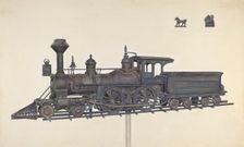 Locomotive, 1935/1942. Creator: Unknown