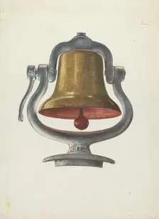 Locomotive Bell, 1935/1942. Creator: Georgina King