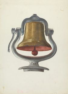 Locomotive Bell, 1935/1942. Creator: Georgina King