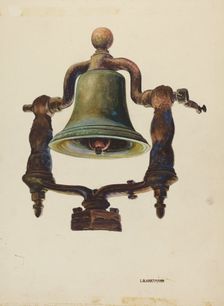 Locomotive Bell, 1935/1942. Creator: L. B. Hartman