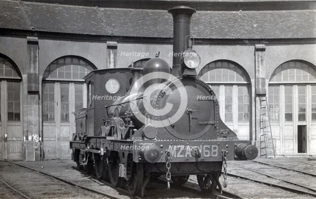 Locomotive number 1 line in Martorell, transformed in series 168. MZA Company, 1910.