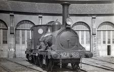 Locomotive number 1 line in Martorell, transformed in series 168. MZA Company, 1910