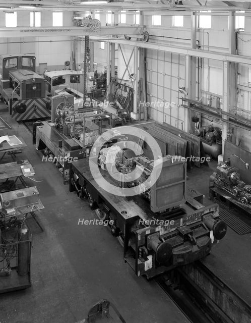 Locomotives being assembled at the Thomas Hill factory, Kilnhurst, South Yorkshire, c1960s. Artist: Michael Walters