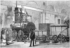 Locomotion the first steam locomotive, at the Railway Jubilee, Darlington, Durham, 19th century