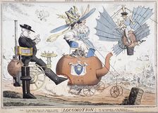 Locomotion London, c1820. Artist: George Cruikshank