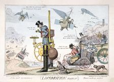 Locomotion London, c1820. Artist: George Cruikshank