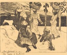 Locusts and Ants: A Memory of Martinique (Les cigales et les fourmis), 1889. Creator: Paul Gauguin