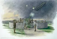 Lodge Hill Battery, Chatham, Kent, World War I, 1914-1918 (c2000s). Artist: Historic England Staff graphic artist