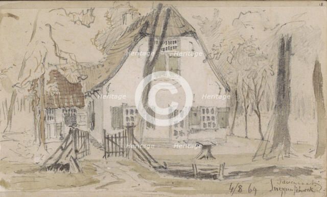 Lodge, Sneppenschrik, 1864. Creator: Johannes Tavenraat.